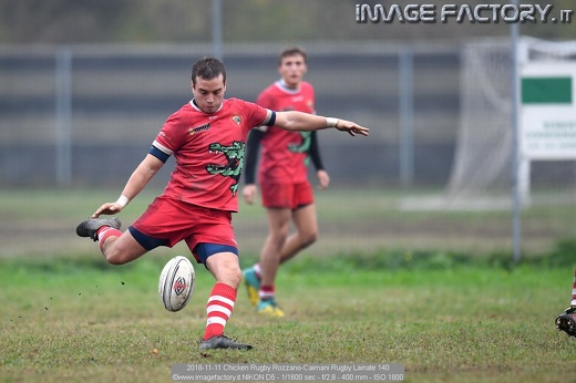 2018-11-11 Chicken Rugby Rozzano-Caimani Rugby Lainate 140